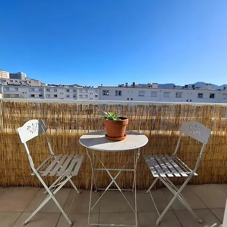 Apartmán T2 With Wifi And Balcony In Marseille